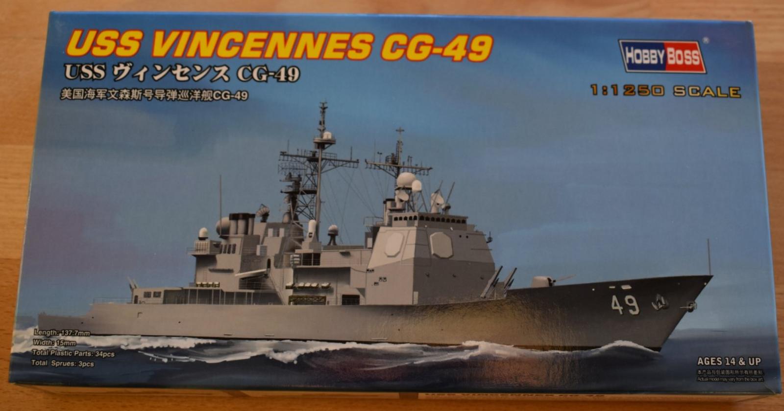 HobbyBoss USS Vincennes CG-49
