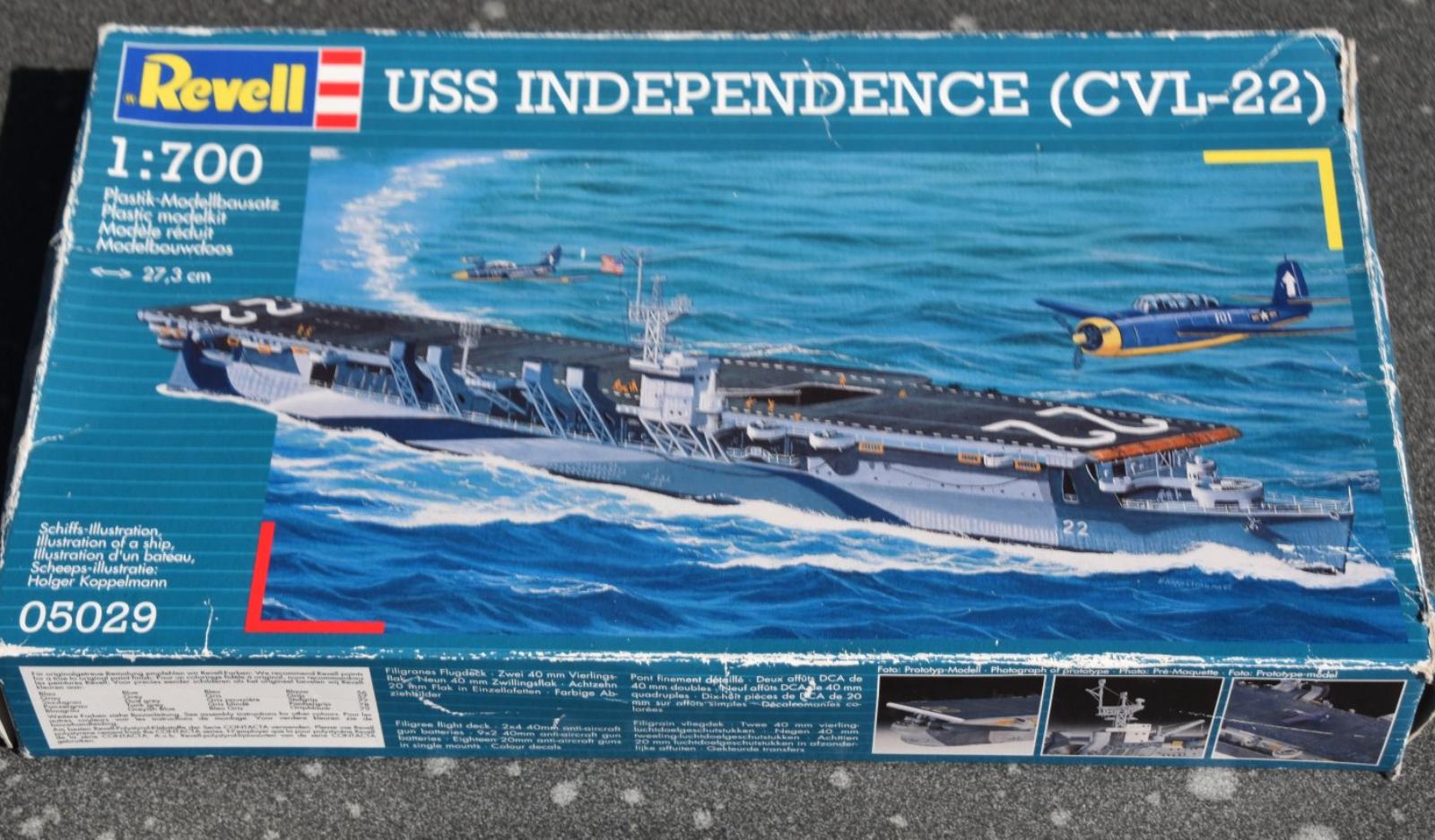 Revell USS Independence CVL-22